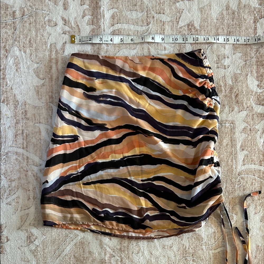 Striped Multicolor Women's Mini Skirt